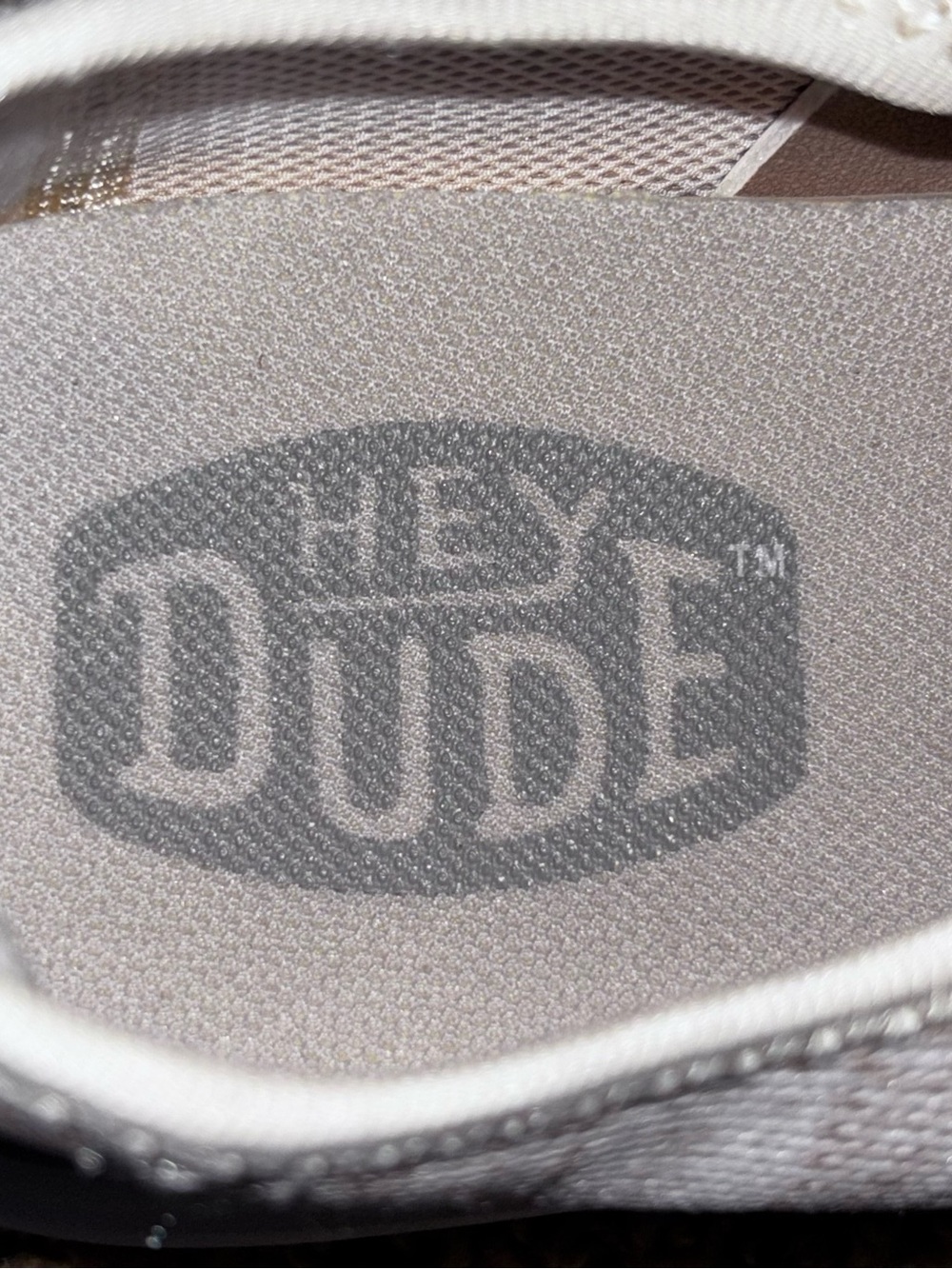 Hey Dude Shoes Sirocco Dual Knit Neutral Tan Women’s Size 6 New Moccasin Casual - Picture 6 of 7